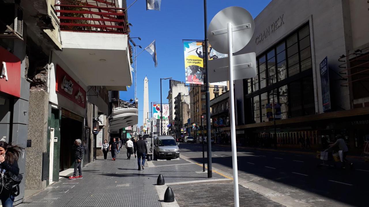 Que Mejor Vista Del Obelisco Piso A La Calle Corrientes Буенос-Айрес Екстер'єр фото